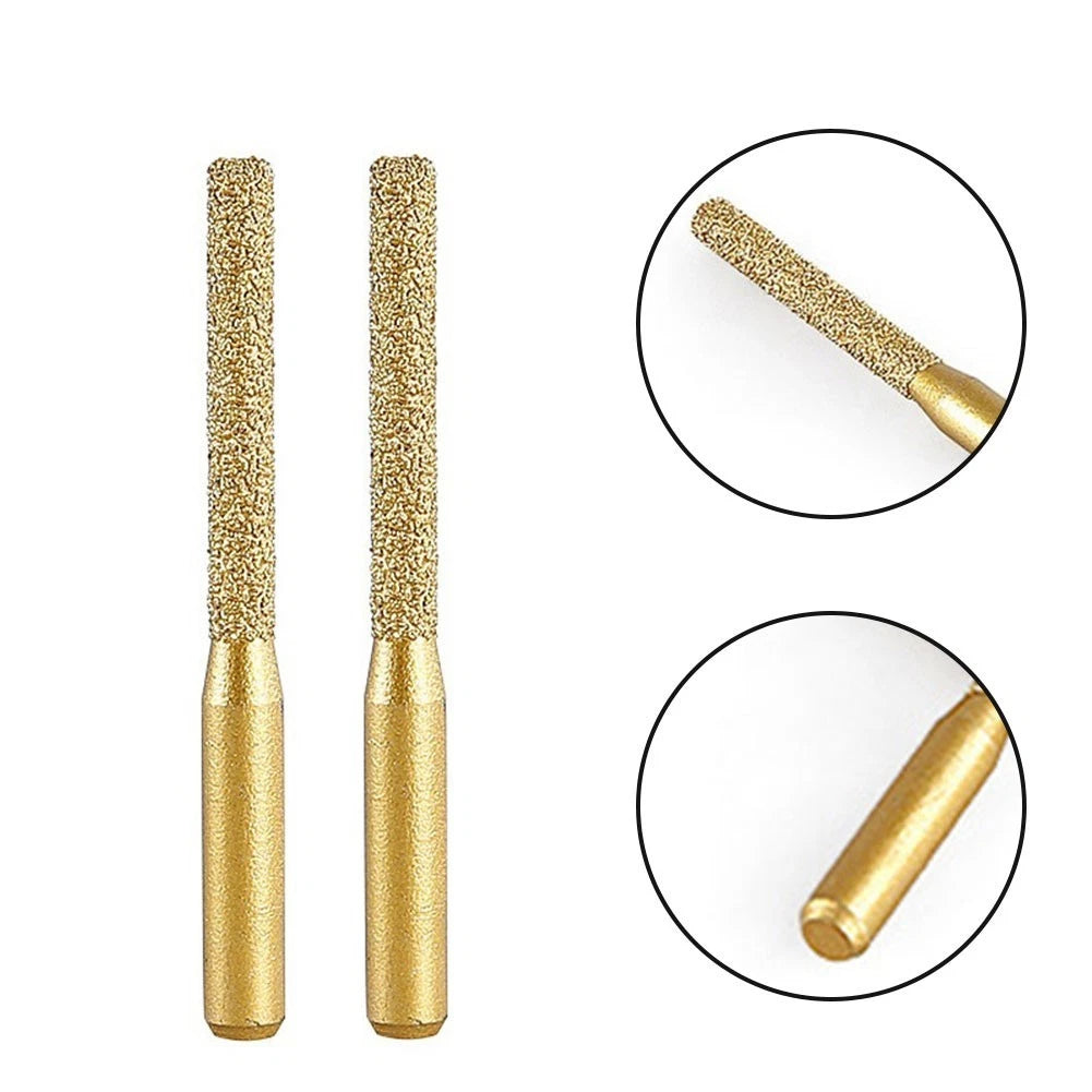 6 35mm Brazed Emery Router Bits For Stone Edge | Built Supply Co