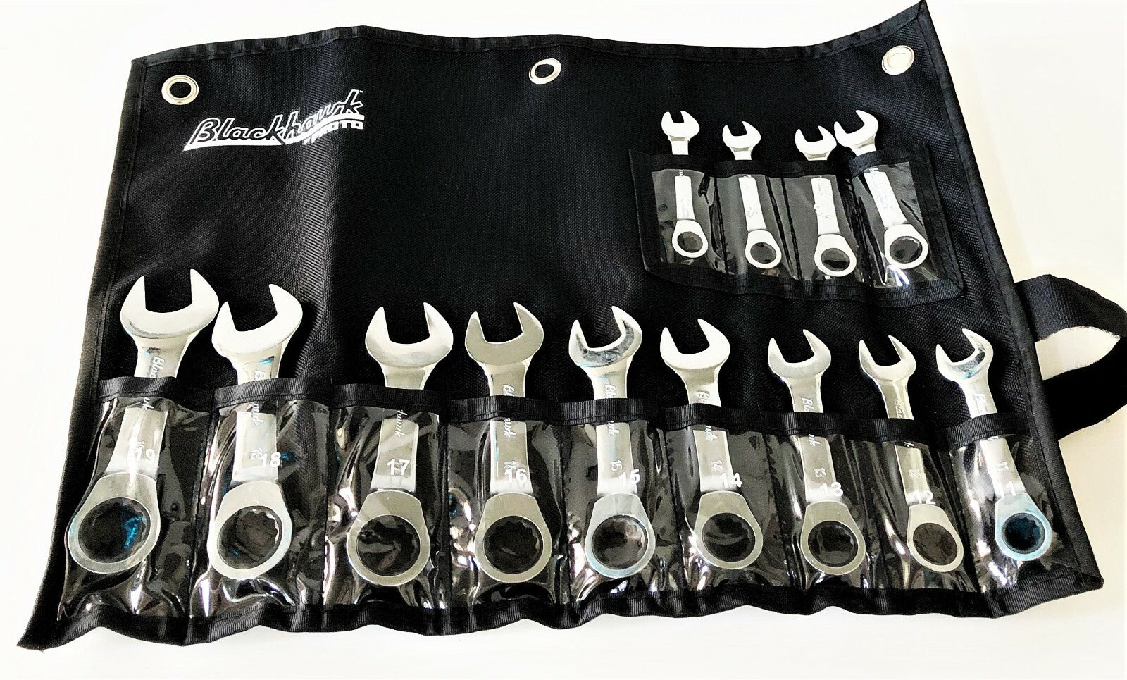 Proto Blackhawk Stubby Ratcheting Wrench Set Metric