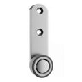 Smooth Rolling Wooden Door Support Pulley With Rubber Wheel And Steel