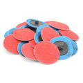 25 Pack - 2" Inch 80 Grit Ceramic Quick Change Sanding Discs Type R Roloc