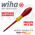 Wiha Phillips Screwdriver PH1 80mm 1000V VDE by Wiha