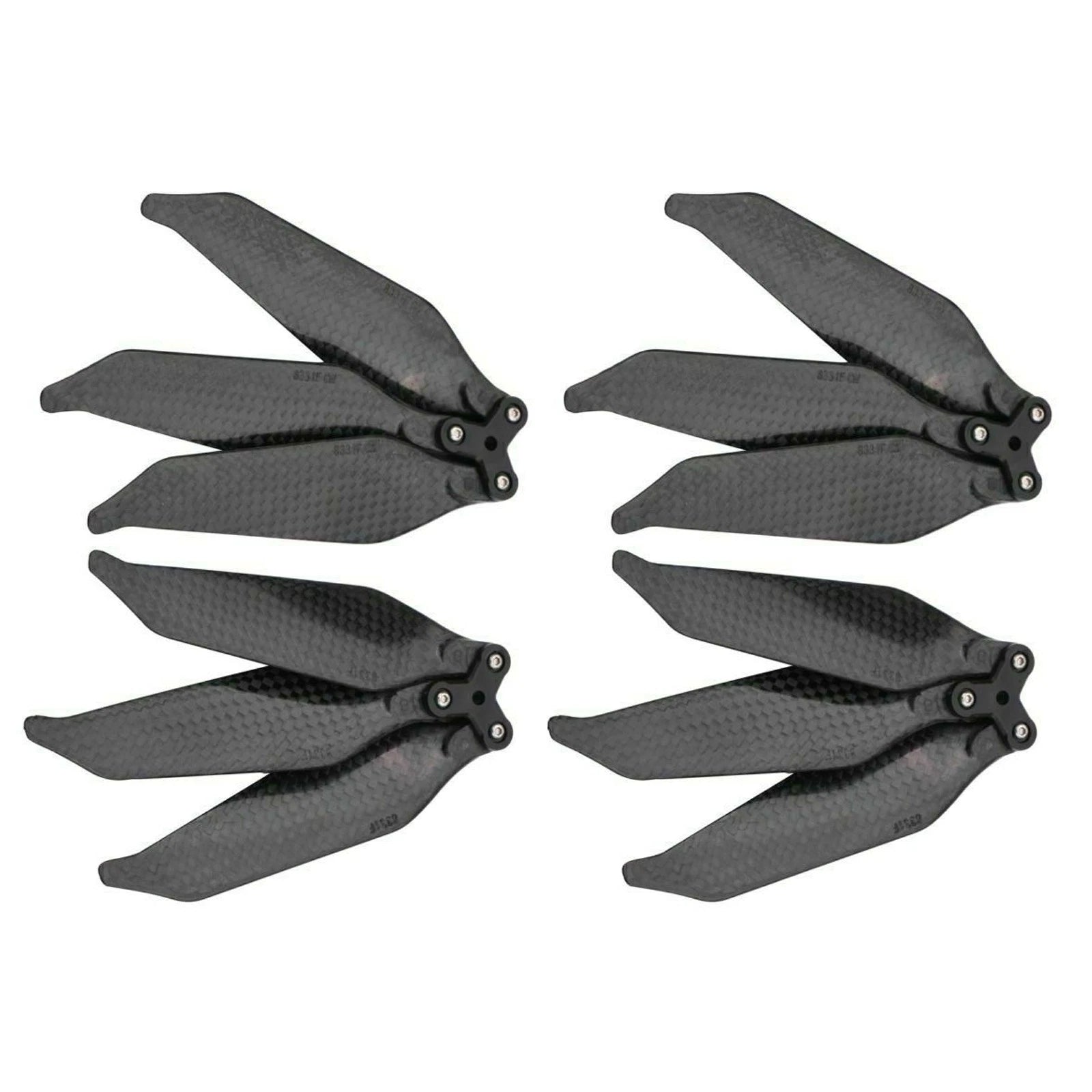 Carbon Fiber 8331 Cw Ccw 3-blade Foldable Propeller For Dji Mavic Pro