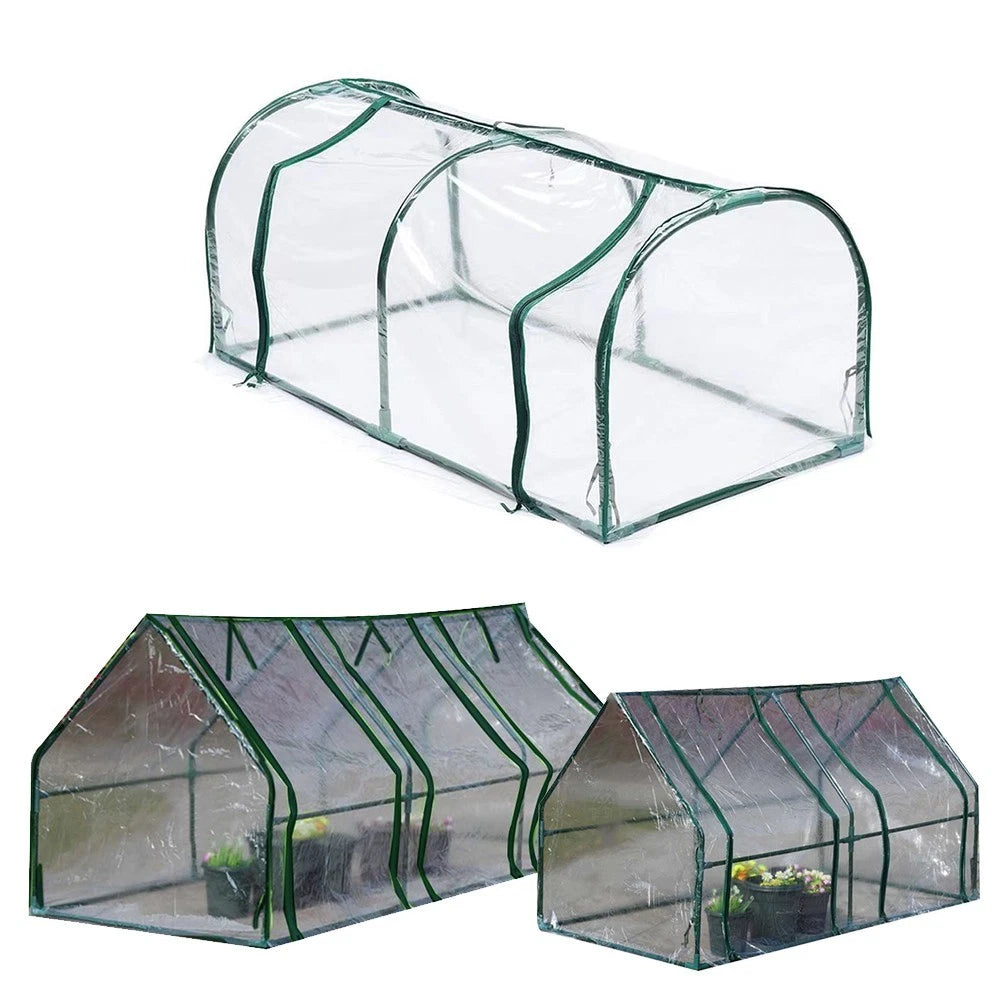 Easy Assembly Outdoor Greenhouse Bed With Clear Heat Preservation