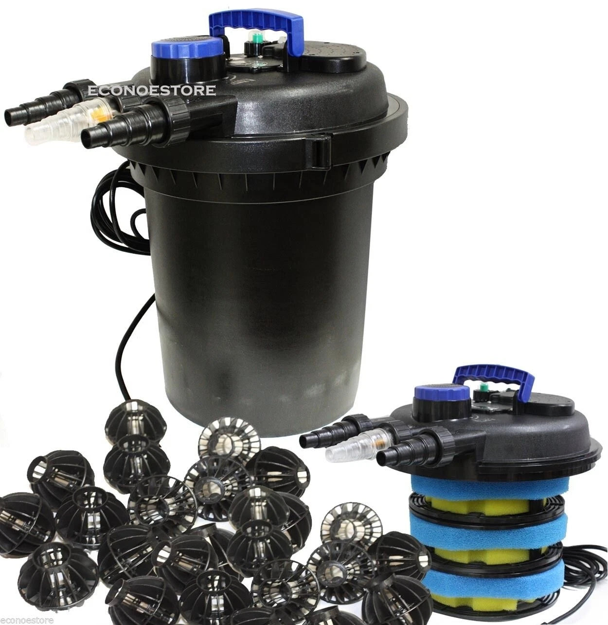 10000l Koi Pond Pressurized Bio Filter & Uv Sterilizer 4000g