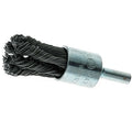 3/4" Wire Knot End Brush Carbon Steel with 1/4" Shank For Die Grinder or Drill