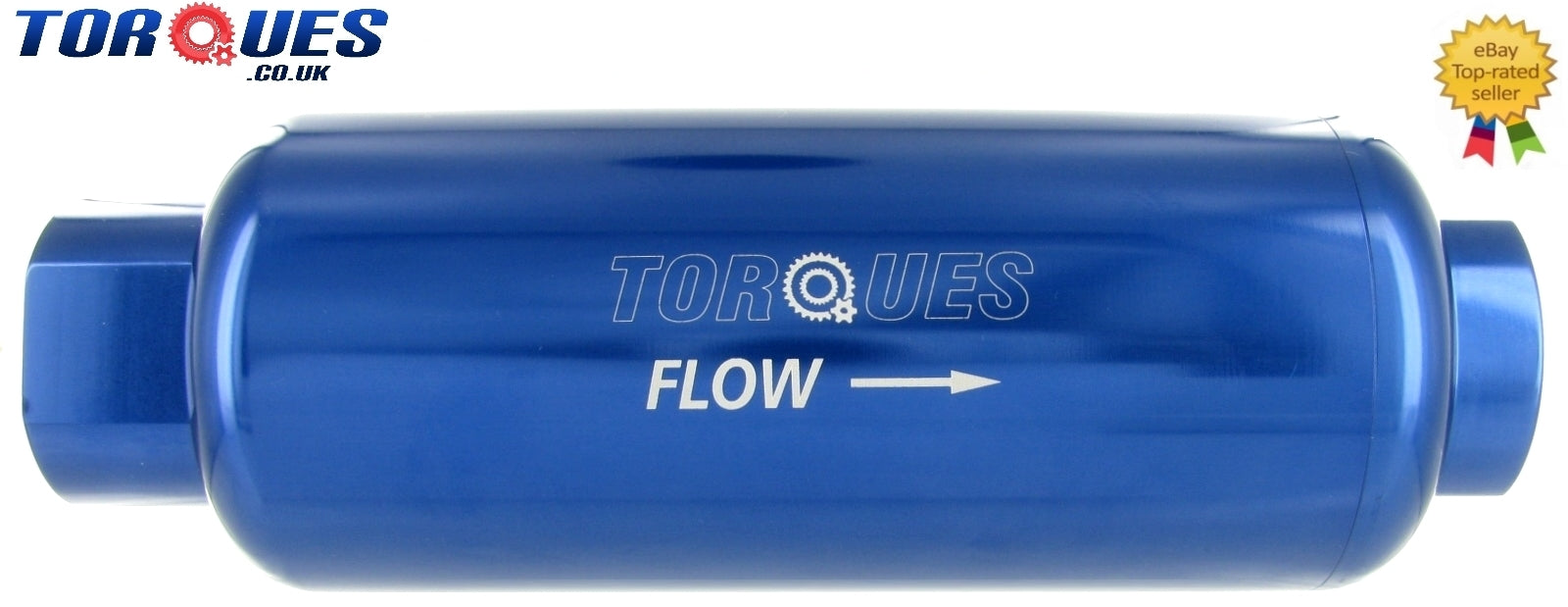 AN -12 (AN12 JIC -12 ORB-12) Blue Anodised Billet Fuel Filter 30