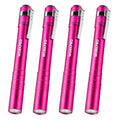 WORKPRO 4PC Aluminum LED Pen Light Pen Flashlight Pocket Fla