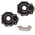 Portal Drive Housing Cover Brass Counterweight For Traxxas Trx4 Trx6