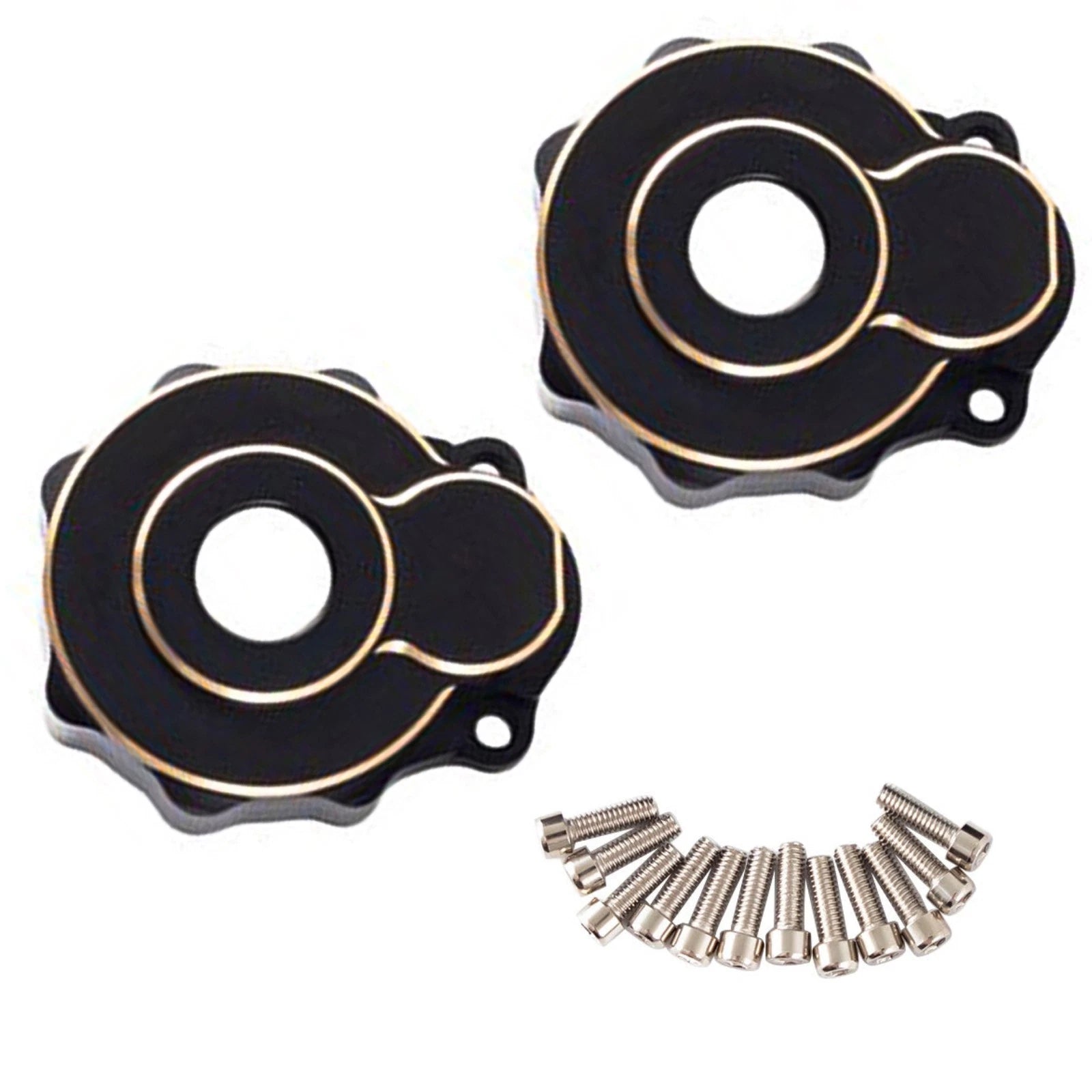 Portal Drive Housing Cover Brass Counterweight For Traxxas Trx4 Trx6