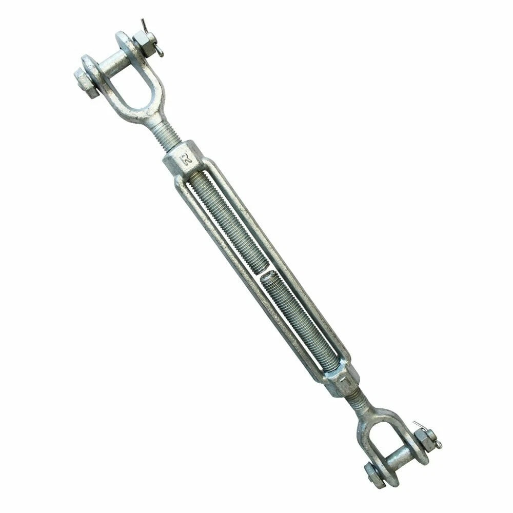 1/2 X 9 Inch Turnbuckle Jaw Jaw Pulley Galvanized Drop Forge Swivel
