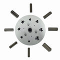 3 Petal & 6 Petal Flower Shape Disc Cutter - Set Of 8 Punches Size