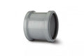 Polypipe 110mm Double Socket Coupler - Grey