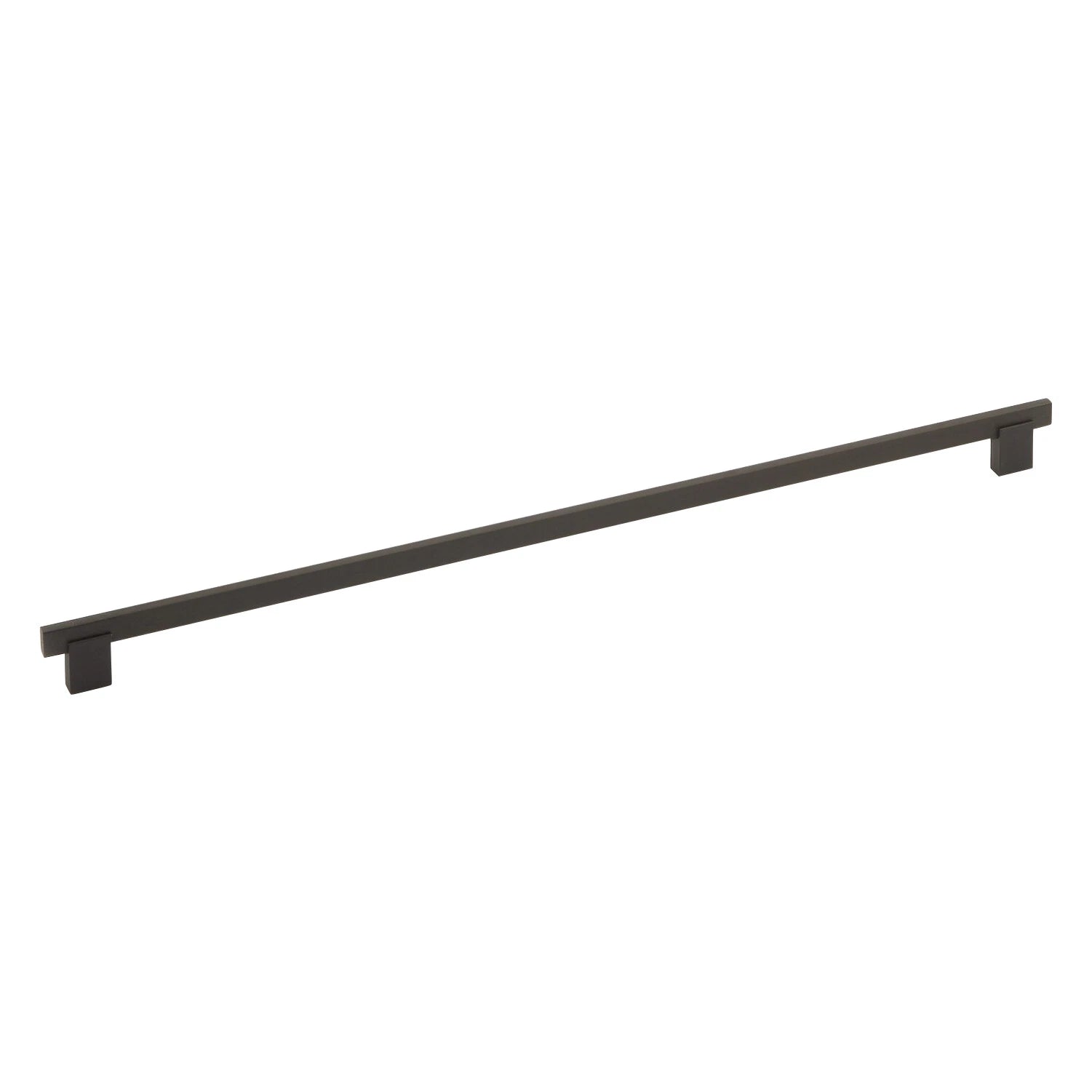 25-1/4" Center Matte Black Kitchen Cabinet Drawer Handle Pull 26-1/2"