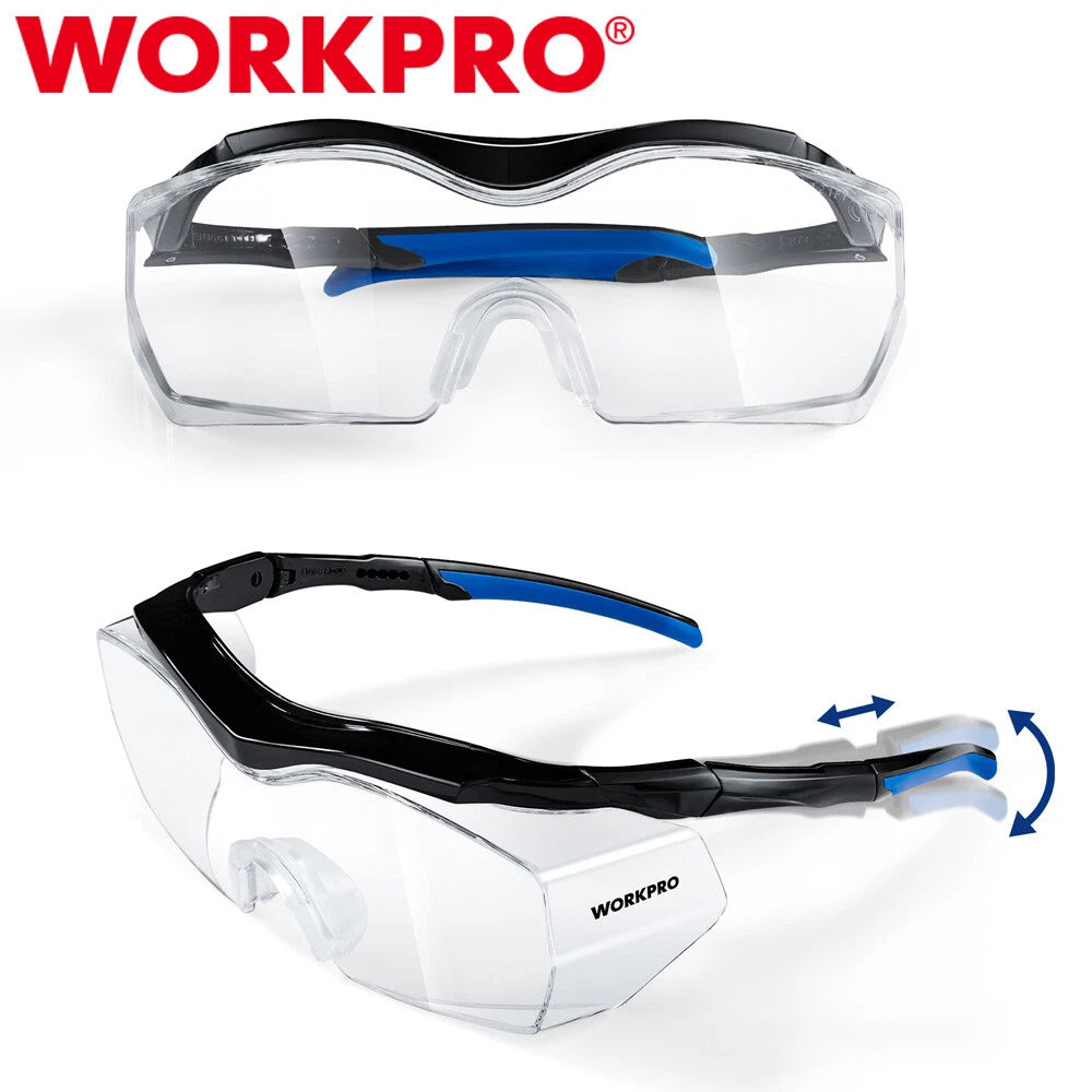 Workpro Clear Safety Glasses Z87.1 Anti Fog Safety Goggle Protective