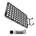 Rear Panel Storage Rack for Ford F150 F250 F350 F450 2015-2024 Black Steel