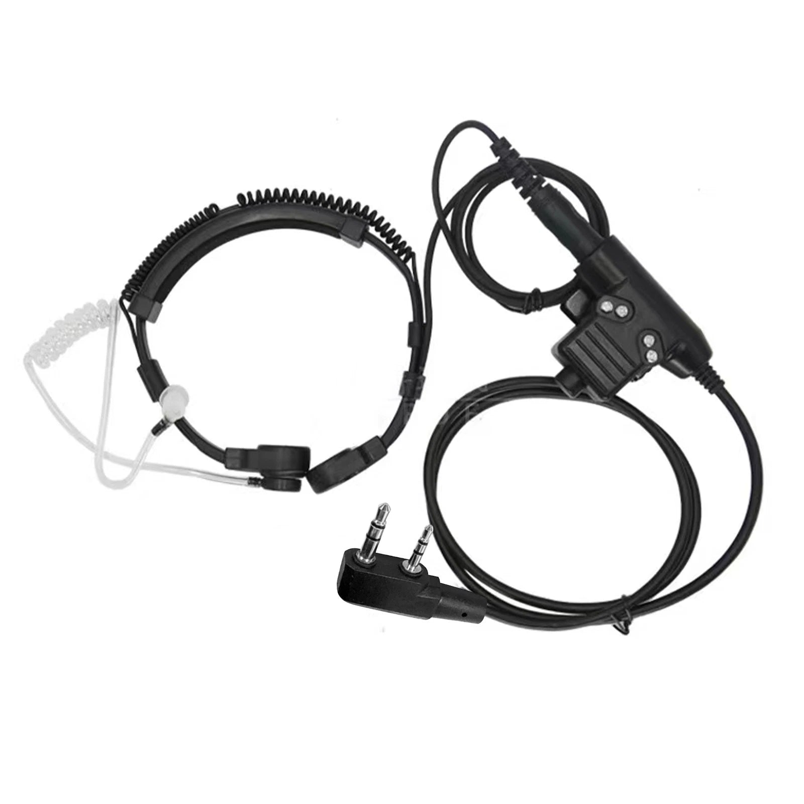 U94 Ptt Neck Throat Mic Earpiece Radio Headset For Baofeng Kenwood