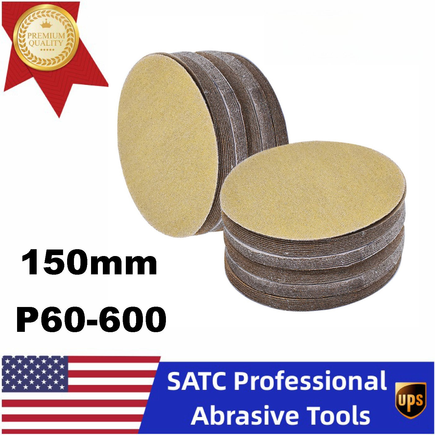 50PCS 1000 Grit 5 Inch Sanding Discs by Unbranded