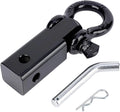 Off Road Solid Shank Shackle 3/4" D-ring Receiver Hitch 10,000 Lbs