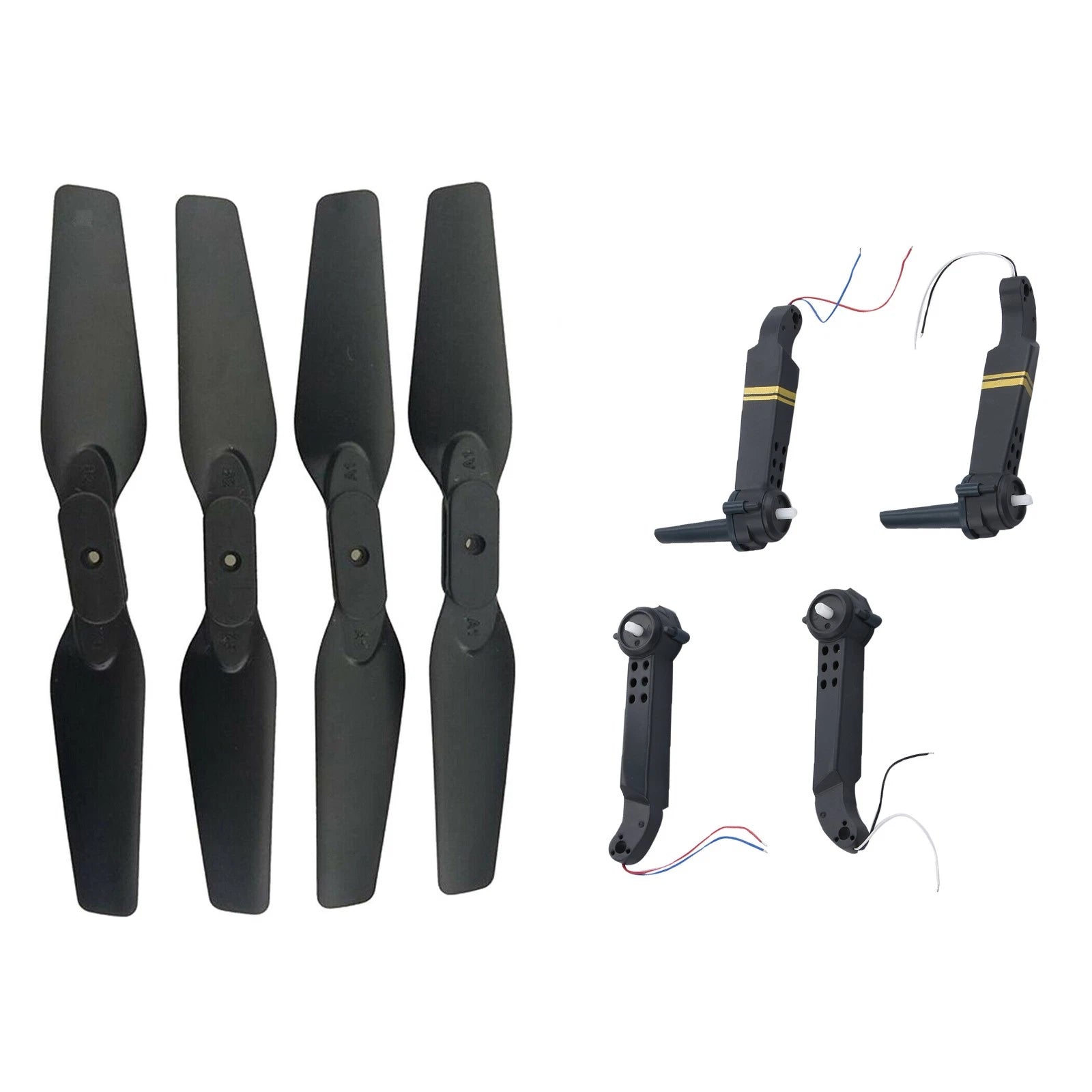 Original Front/rear Axle Motor Arm+porpellers For Eachine E58 Jy019
