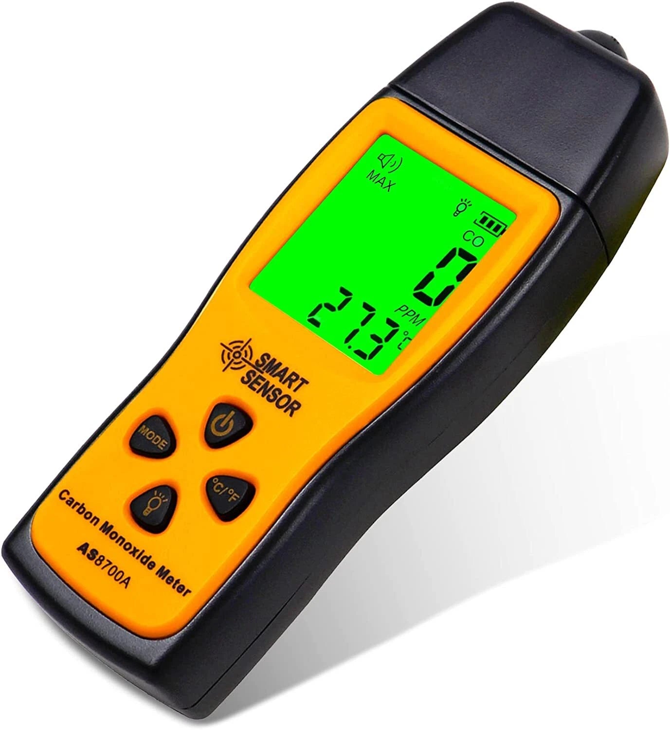 Handheld Carbon Monoxide Meter Co Gas Leak Detector Tester 0-1000ppm