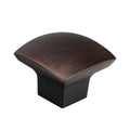 25 Zen Dynasty Square Brushed Oil-rubbed Bronze Cabinet Drawer Knob