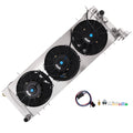 Aluminum Coolant Radiator Shroud Fan Assembly for Jeep Cherokee XJ 1991-2001