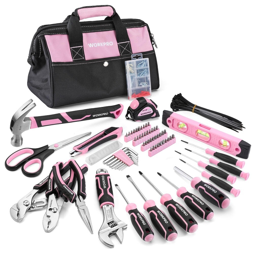 WORKPRO 277PCS Pink Tool Set by WORKPRO