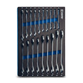 Capri Tools Angle Open End Wrench Set, 30° & 60° angles,  6-24 mm Metric, 19 pc