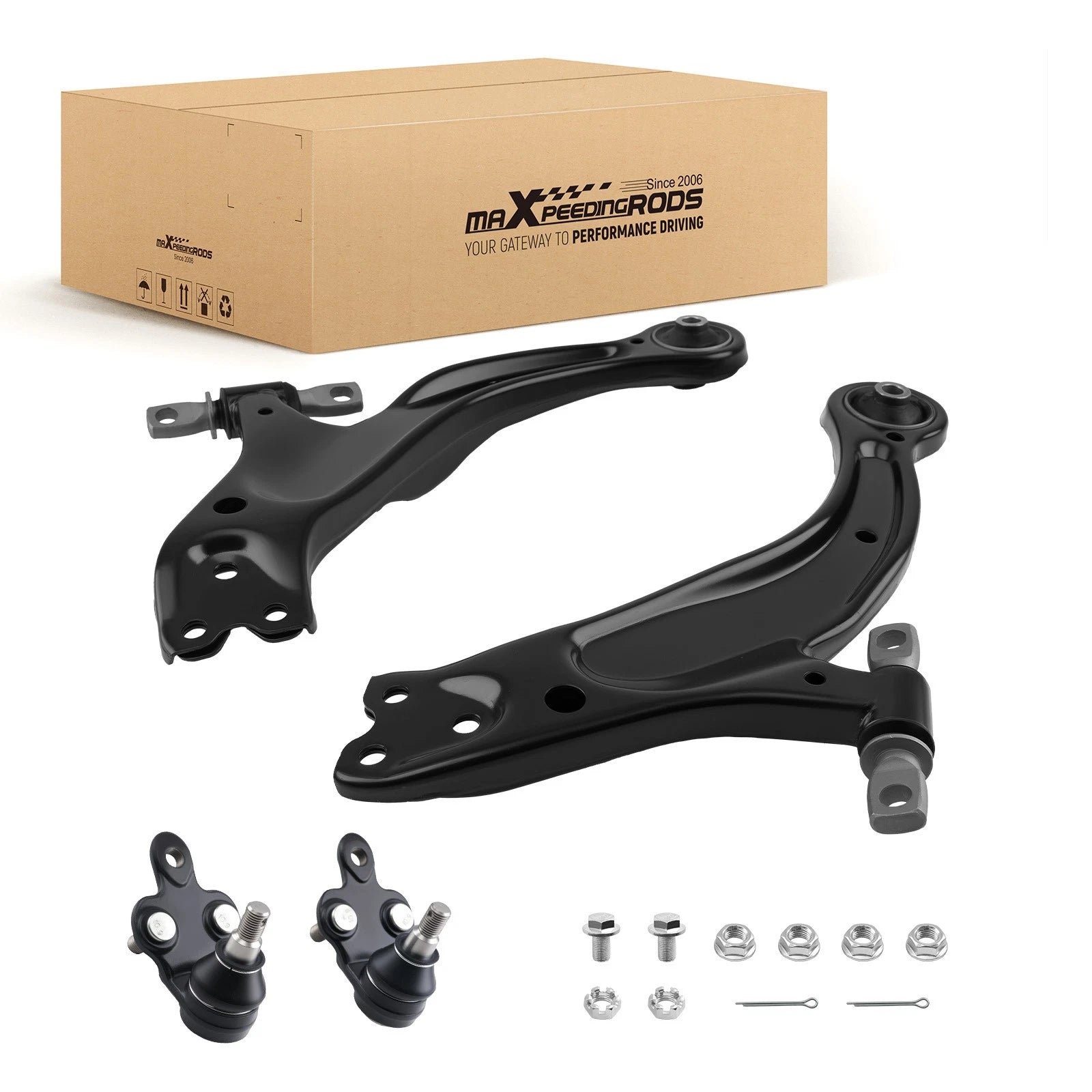 4x Front Lower Control Arm W/ball Joint For Sienna Avalon Solara 1998-2003 2004