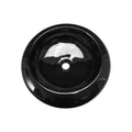 Rok Halo Round Shaped Vessel Bathroom Sink, 18-1/2" Diameter, Black