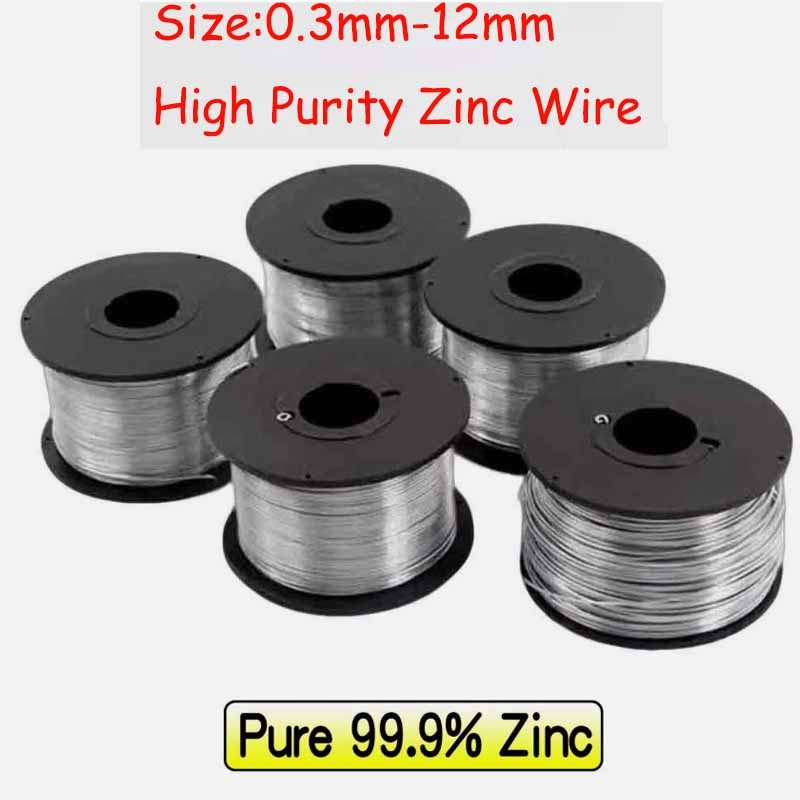 High Purity Zinc Wire 99.9% 0.3-12mm