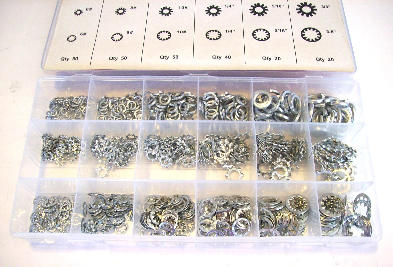 Washer/lock Washer Assortment For Your Nuts&bolts