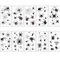 10 Packs Waterproof Temporary Tattoo Body Sticker Spider Fake