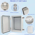 Ip67 Rated Abs Junction Box 22x18x13cm For Outdoor Electrical Projects