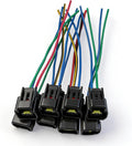 Ignition Coil Female Connector Plug Harness Set of 8 Compatible with