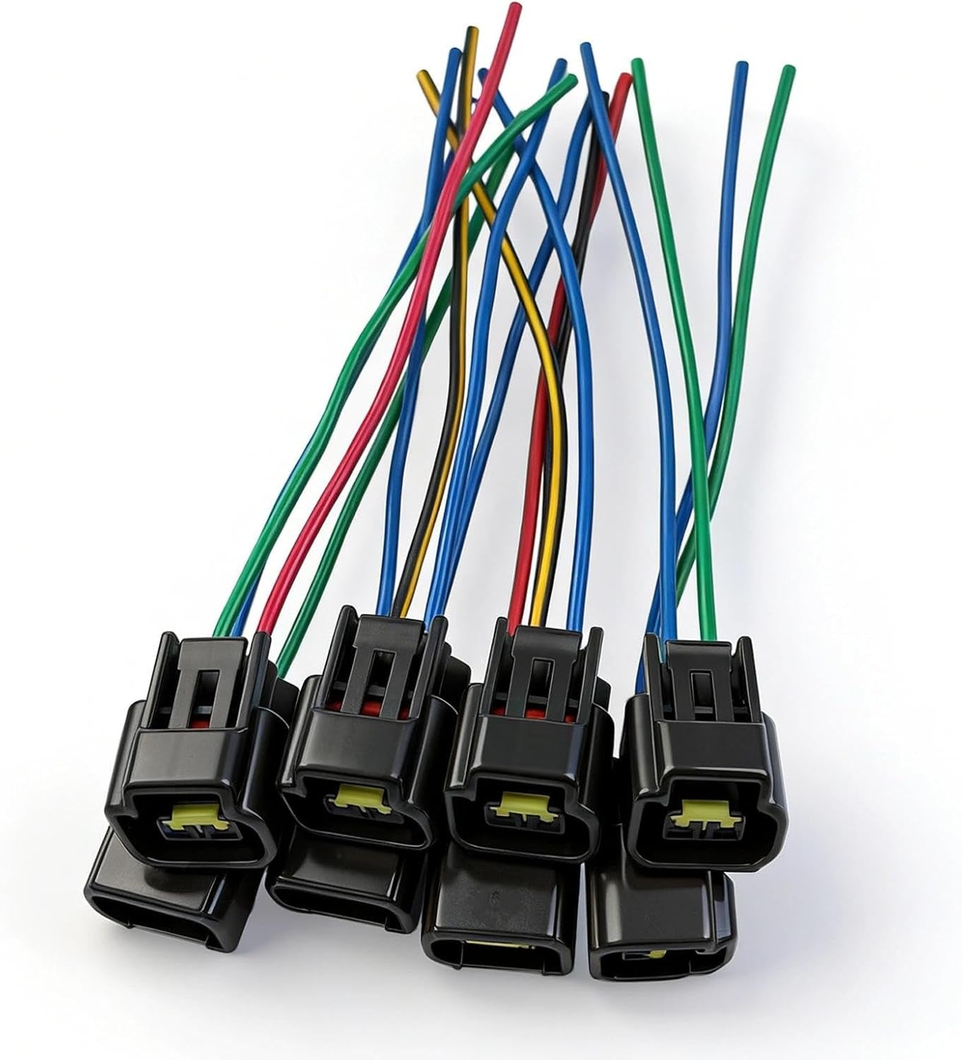 Ignition Coil Female Connector Plug Harness Set of 8 Compatible with