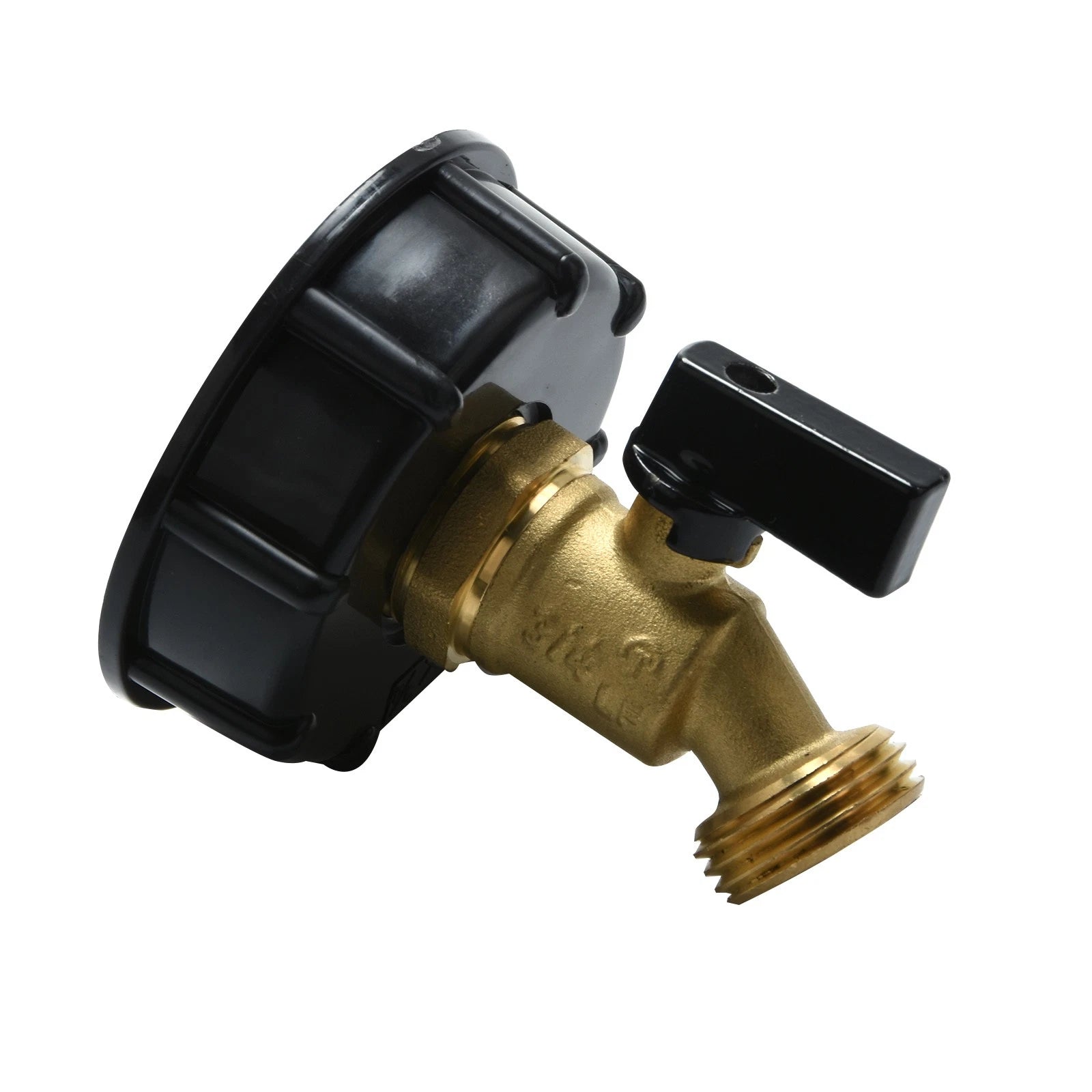 2" Coarse Thread Ibc Tote Tank Adapter Brass 3/4" Ght Valve Easy