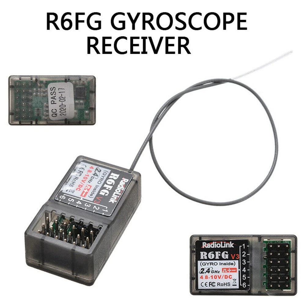 R6fg 2.4ghz 6ch Rc Receiver For Radiolink Rc6gs Rc4gs Rc4g Rc3s T8fb