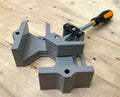 90° Aluminum Alloy Adjustable Swing Jaw Corner Clamp Right Angle Vise