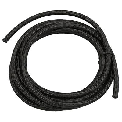 AN -20 AN20 (JIC-20) Nylon Braided Stealth Black Hose 1m