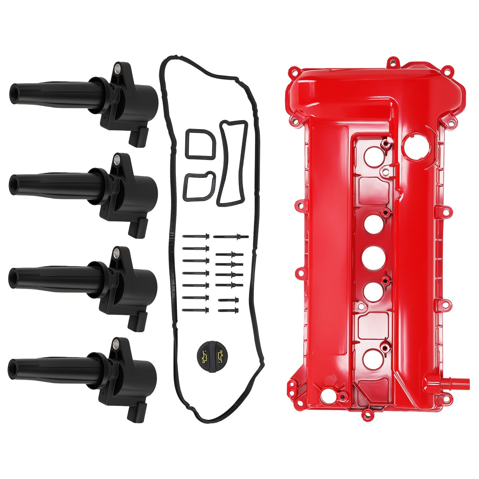 Valve Cover w/ Ignition Coils for 2005-2011 Ford Focus Escape 2.0L