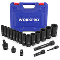 WORKPRO 20-Piece 1/2'' Drive Deep Impact Socket Set by WORKPRO