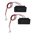 Replacement Solar Light Tops Set With Led Bulbs For Outdoor Ambient