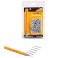 FastCap Blind Nail Tool & Large Double Ended Nails x 80 25mm+15mm