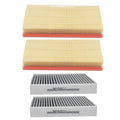 Engine Air Filter Cabin Air Filter Kit for Land Rover Range Rover Sport 4PCS