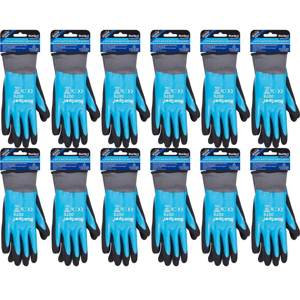 BlueSpot Latex Coated Work High Grip Gloves by BlueSpot