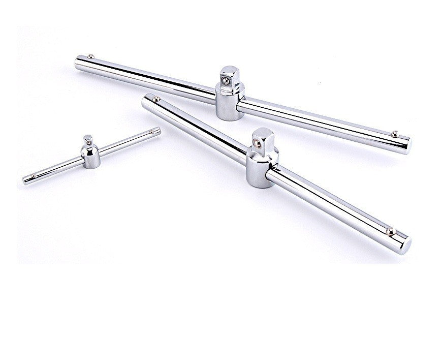 Sliding T Handle Socket Wrench Extension Bar 1/4 Dr.-3/8 Dr. Options