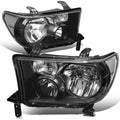 Fit 08-17 Toyota Sequoia Tundra Pair Black Housing | Built Supply Co