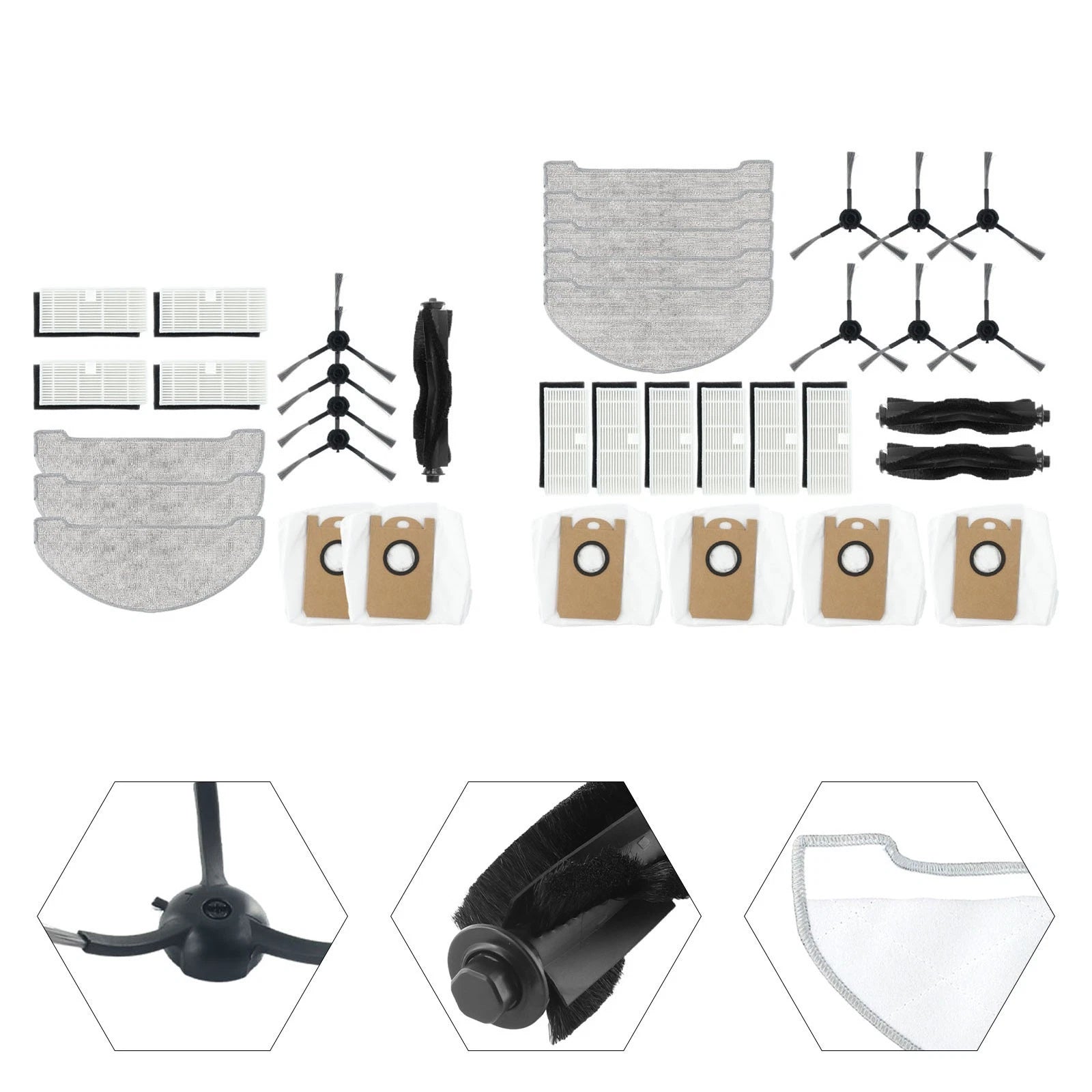 Mian Brush Kit For Laresar Pro For T10+ Robot Vacuum Cleaner Brand New