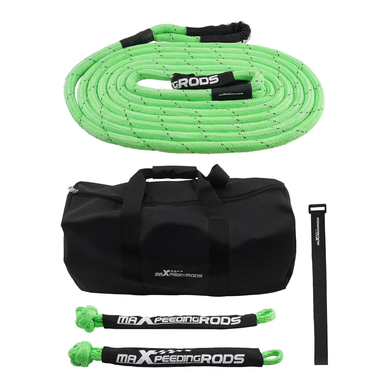 Kinetic Energy Rope 30ft For Suv Truck 4wd Off-road Recovery 11 Ton